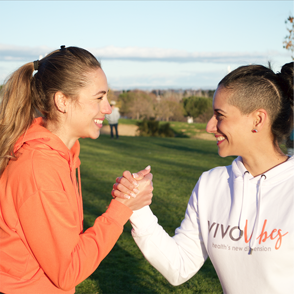 Celebrating with my personal trainer for women in The Hague